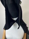 Charger l'image dans la visionneuse de la galerie, Niqab/Sitar Haya Pull down 3 voiles 90cm Noir
