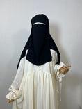 Charger l'image dans la visionneuse de la galerie, Niqab/sitar Zahra Pull down Noir
