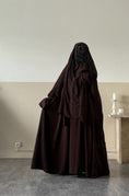 Charger l'image dans la visionneuse de la galerie, Abaya Yaqout Soie de Médine
