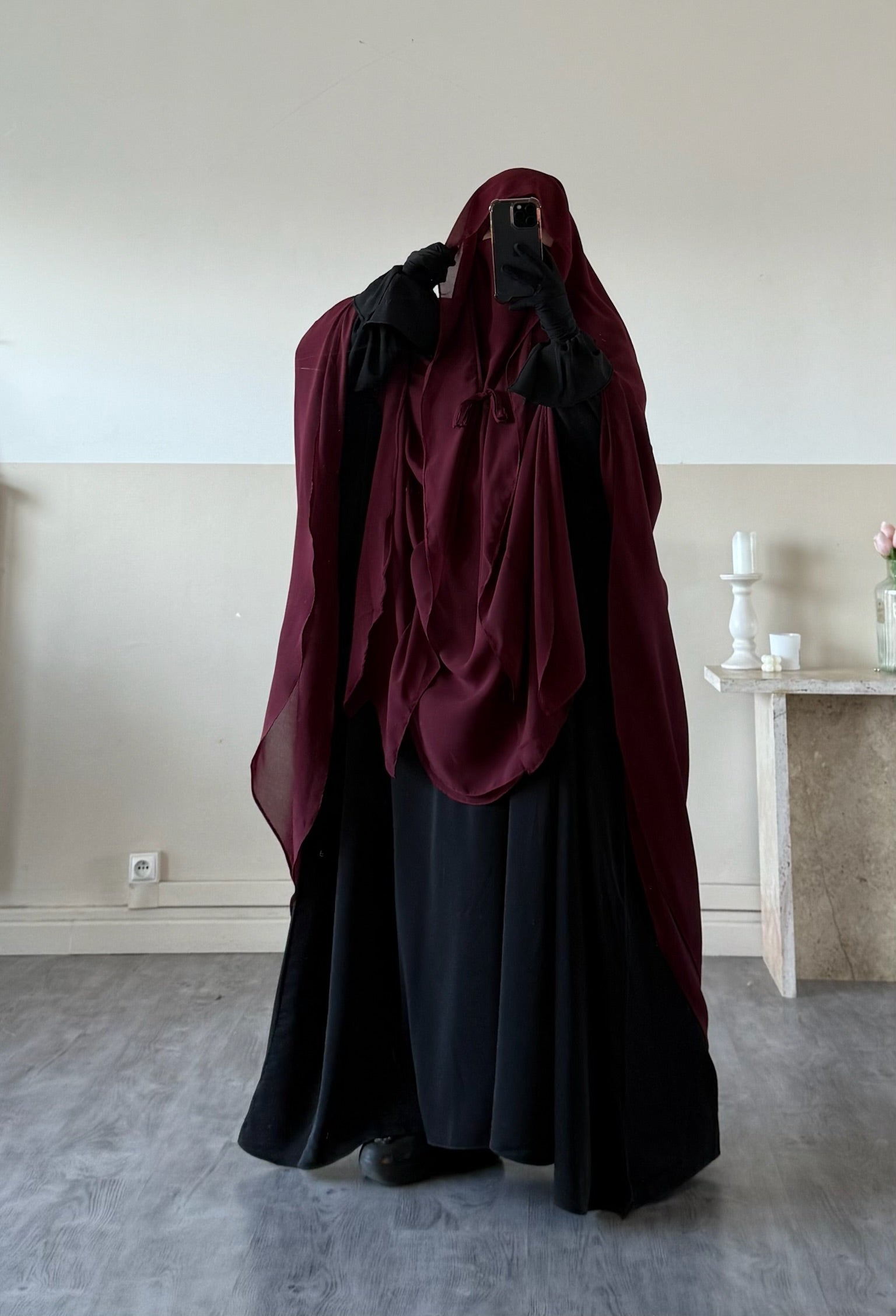 Khimar Joumana 2 voiles mousseline