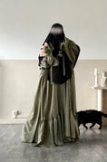 Charger l'image dans la visionneuse de la galerie, Set Imany Kimono effet Lin + sous abaya
