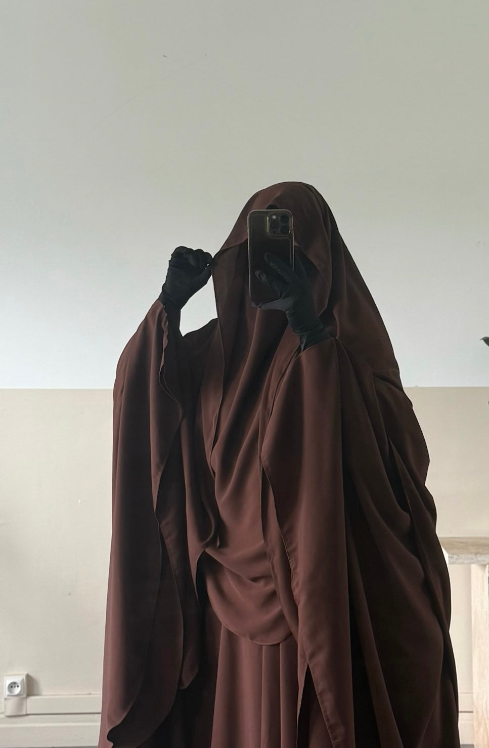 Khimar Joumana Whool peach