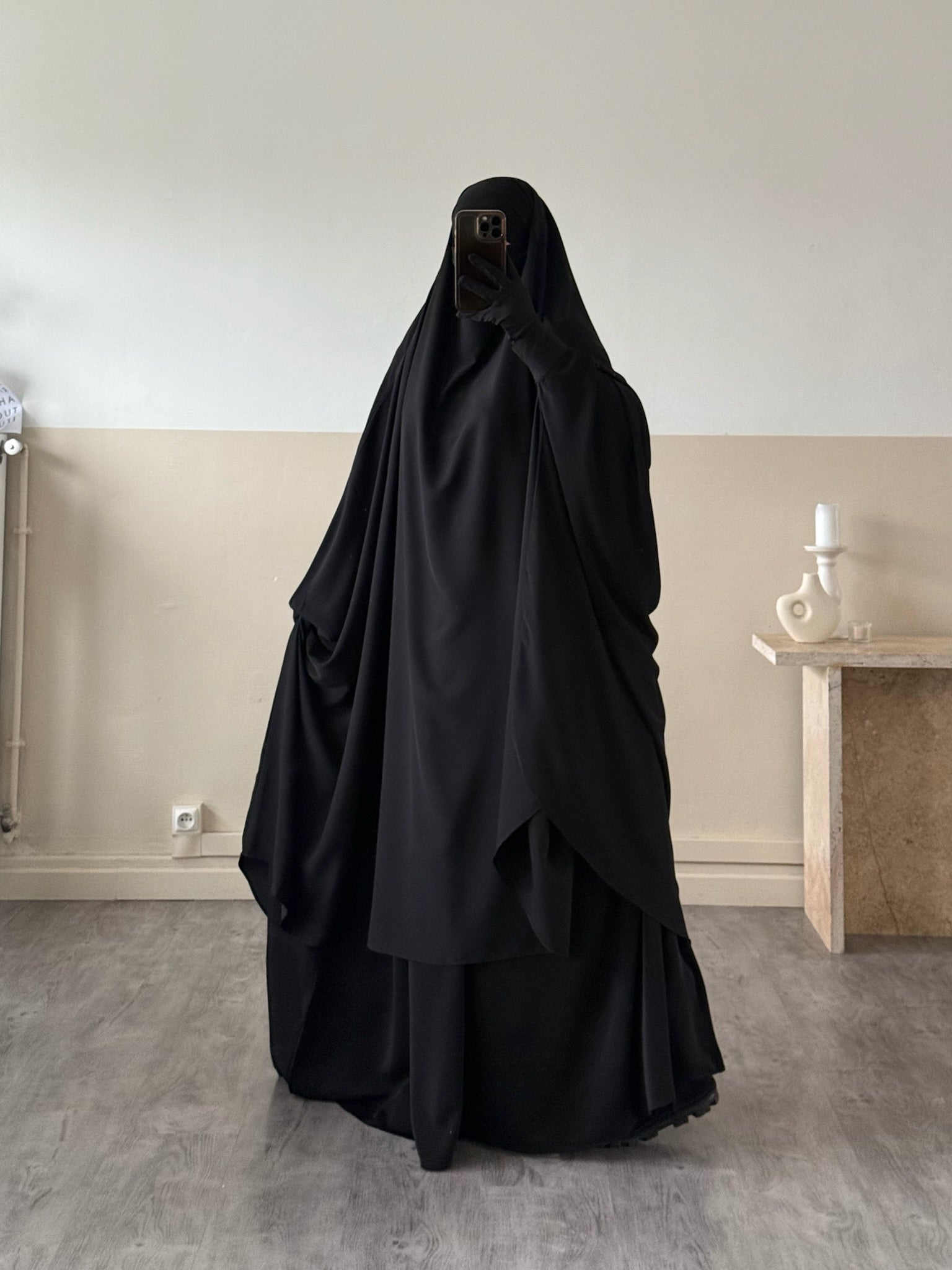 Jilbab 2 pièces Jupe Soie de Médine