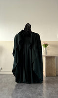 Charger l'image dans la visionneuse de la galerie, Set Maleeka kimono + sous abaya Soie de médine
