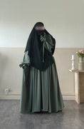 Charger l'image dans la visionneuse de la galerie, Khimar Sarah court (Soie de Médine)
