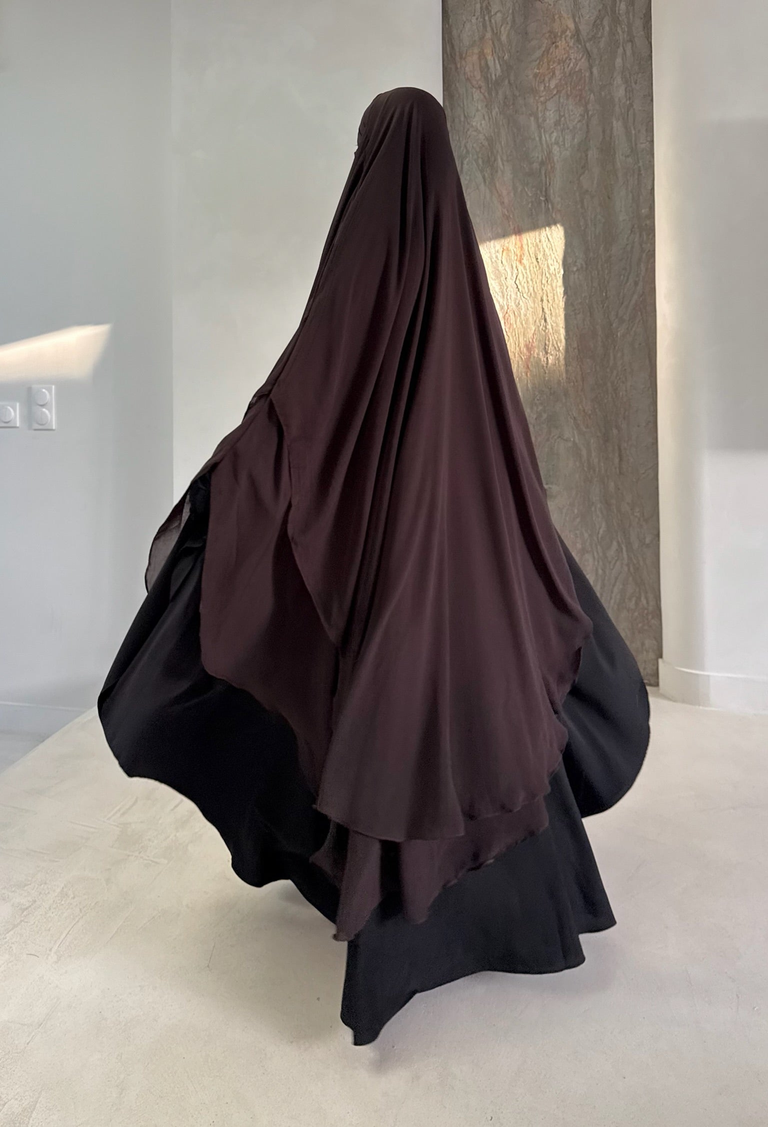 Khimar Tarha 2 voiles arrondi