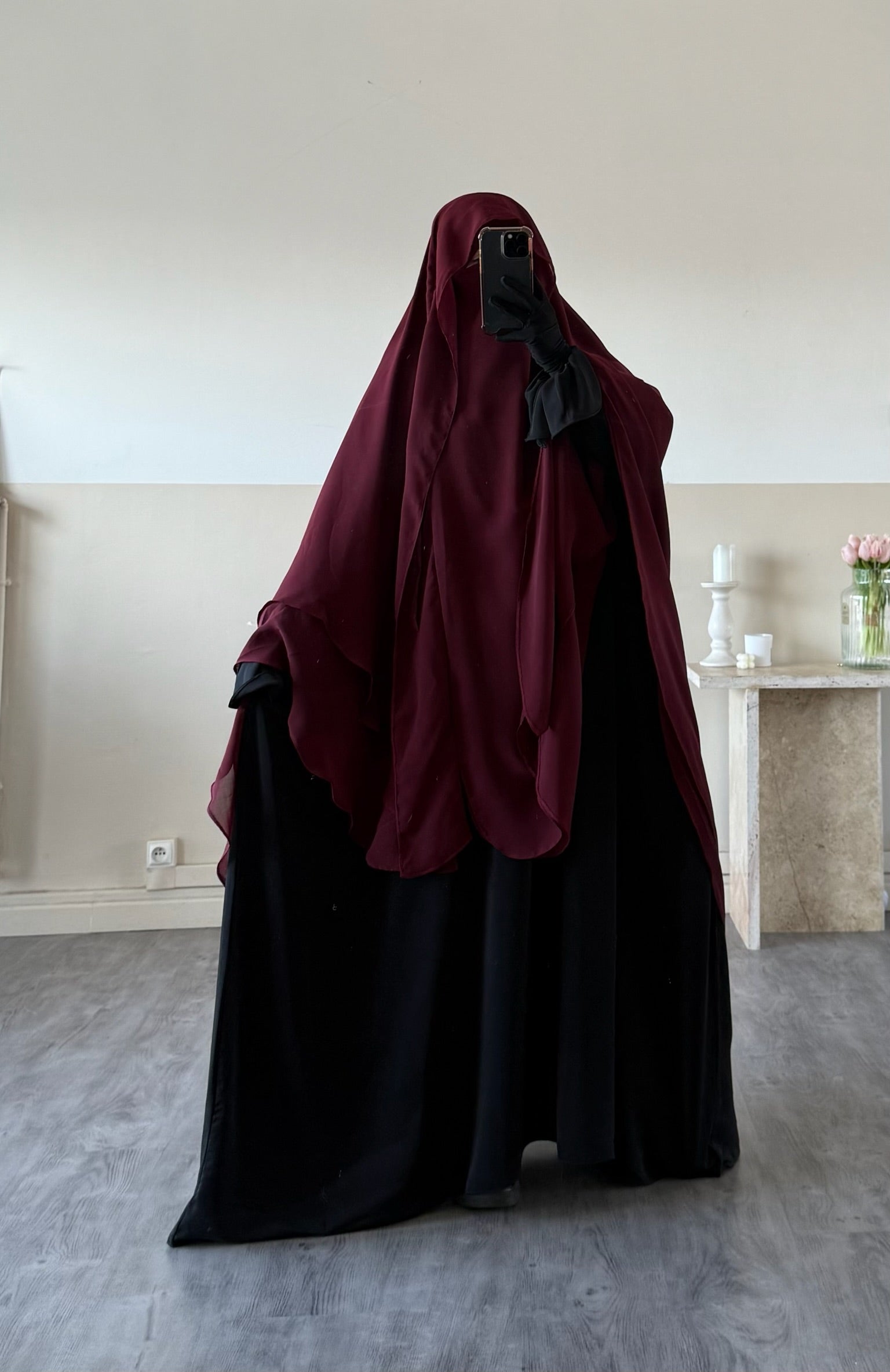 Khimar Joumana 2 voiles mousseline