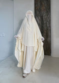 Charger l'image dans la visionneuse de la galerie, Khimar Joumana Flow Soie de Médine
