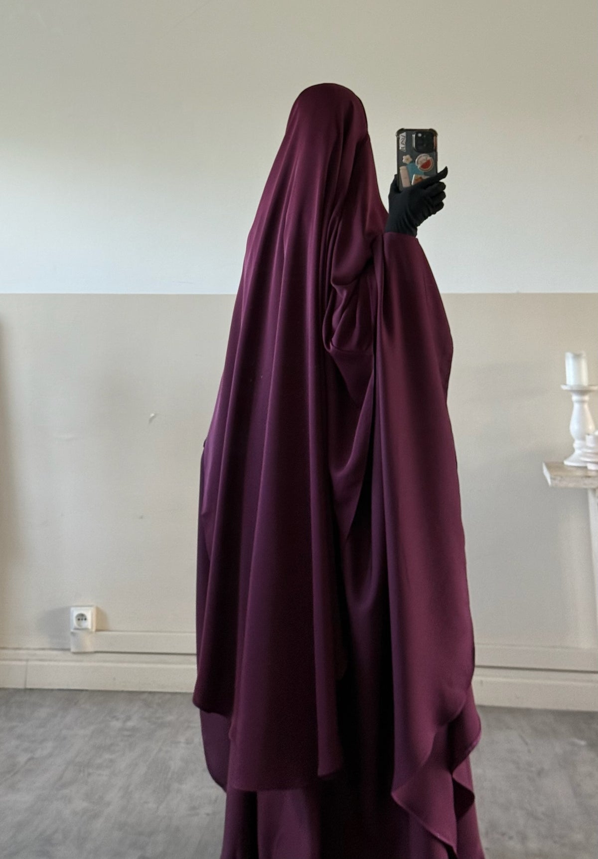 Khimar arrondi Maleeka T1 (Nidha)