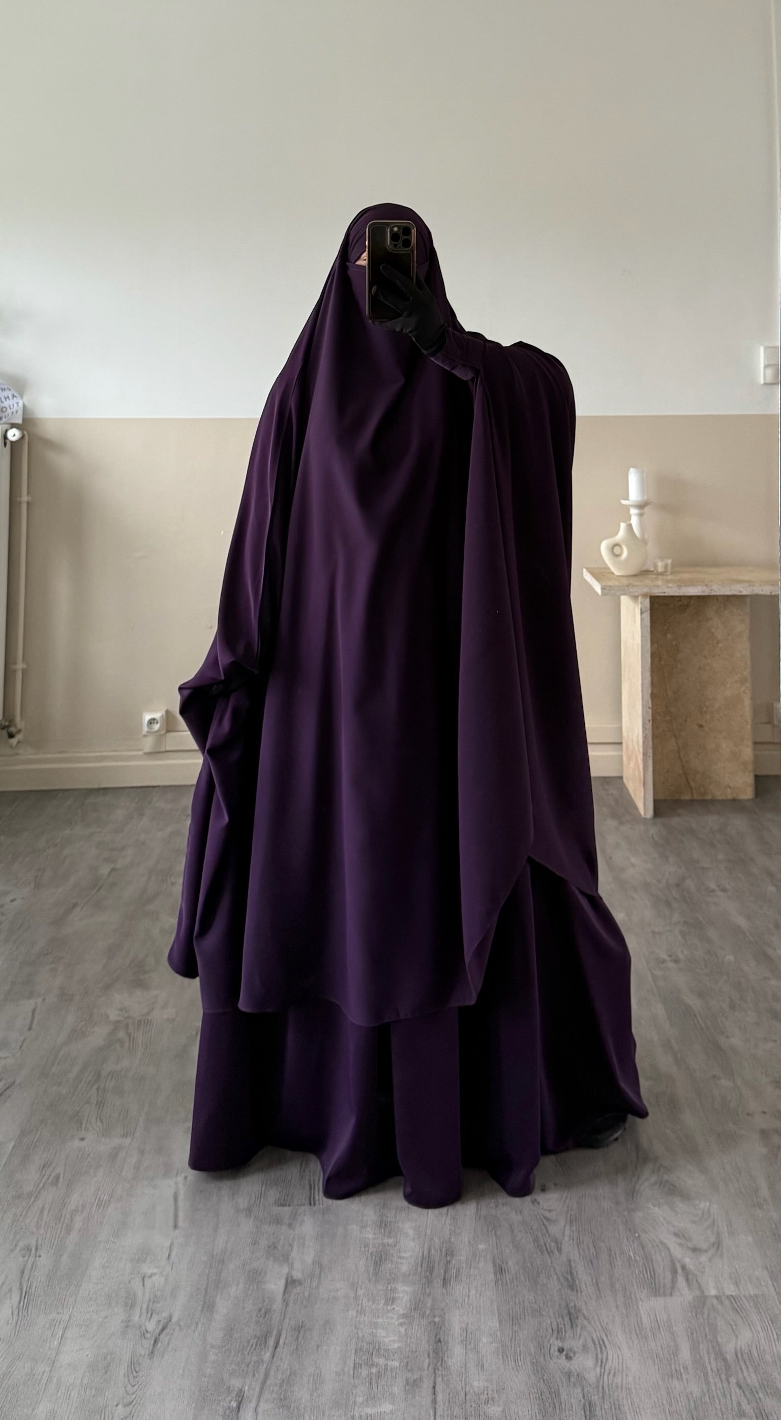 Jilbab 2 pièces Jupe Soie de Médine
