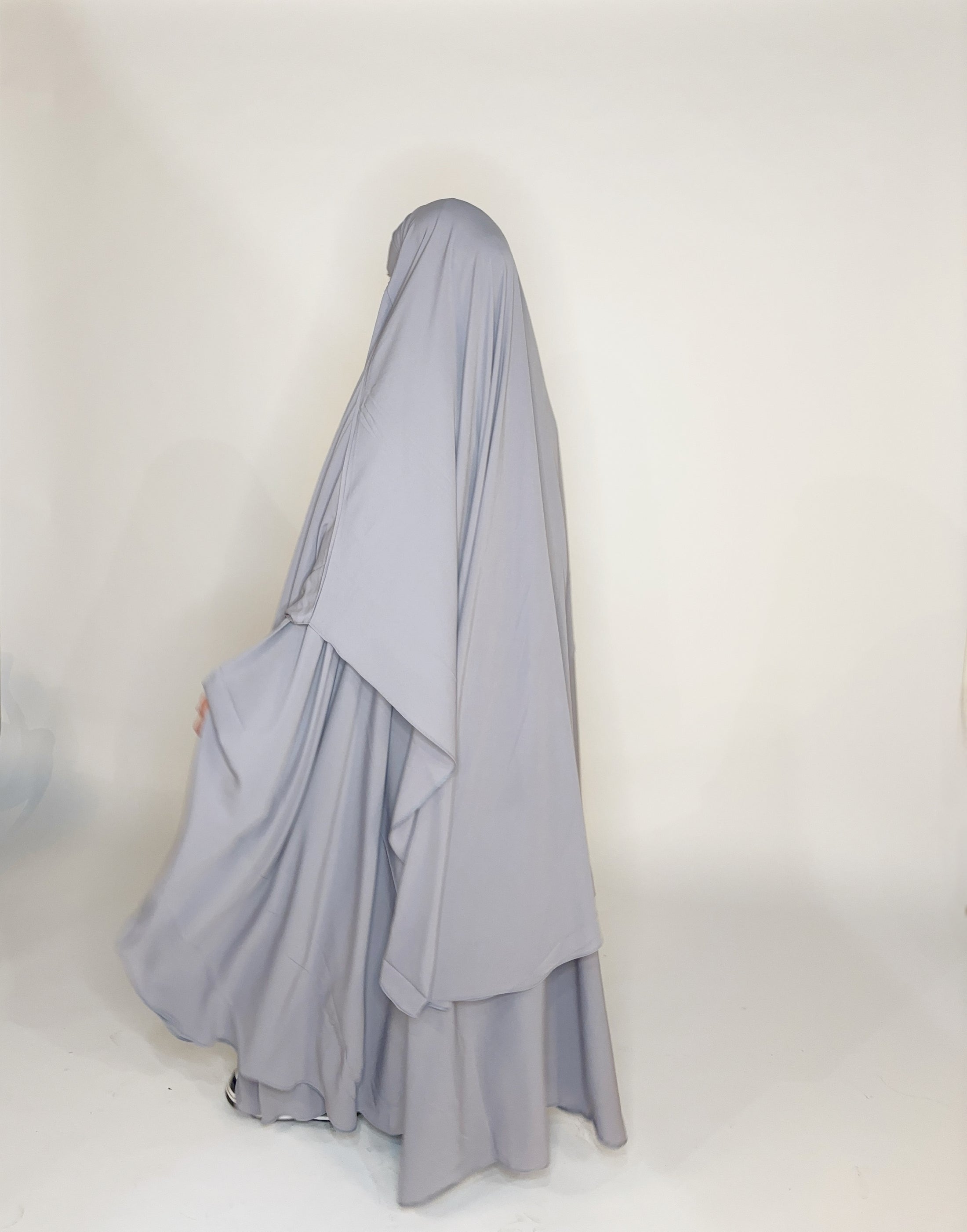 Abaya Maleeka Whool Peach