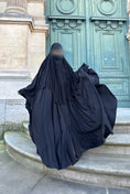 Charger l'image dans la visionneuse de la galerie, Set Maleeka kimono + sous abaya Soie de médine
