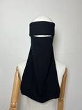 Charger l'image dans la visionneuse de la galerie, Niqab Pull down bandeau renforcé Noir
