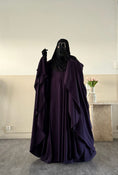 Charger l'image dans la visionneuse de la galerie, Set Maleeka kimono + sous abaya Soie de médine
