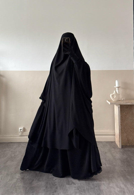 Jilbab 2-teiliger Medina-Seidenrock