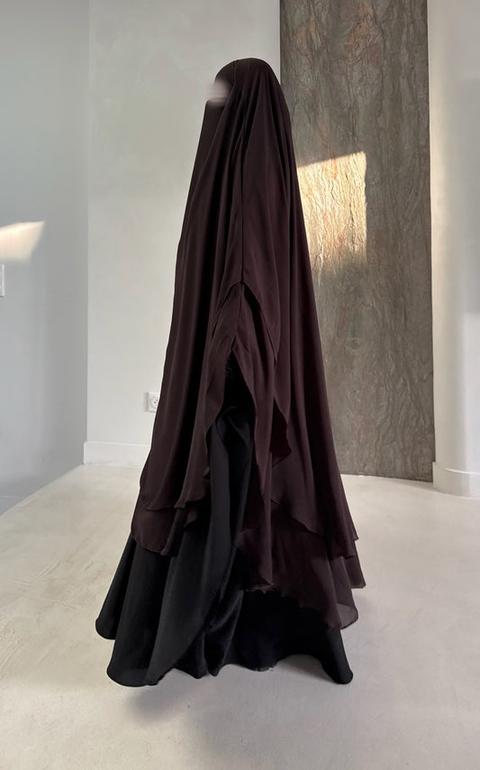 Khimar Tarha 2 abgerundete Segel