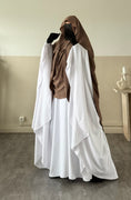 Charger l'image dans la visionneuse de la galerie, Abaya Maleeka Whool Peach
