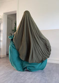 Charger l'image dans la visionneuse de la galerie, Khimar arrondi Maleeka court Jazz
