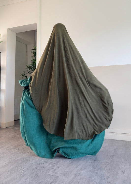 Abgerundeter Khimar Maleeka Jazz