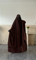 Charger l'image dans la visionneuse de la galerie, Jilbab 2 pièces Jupe Soie de Médine
