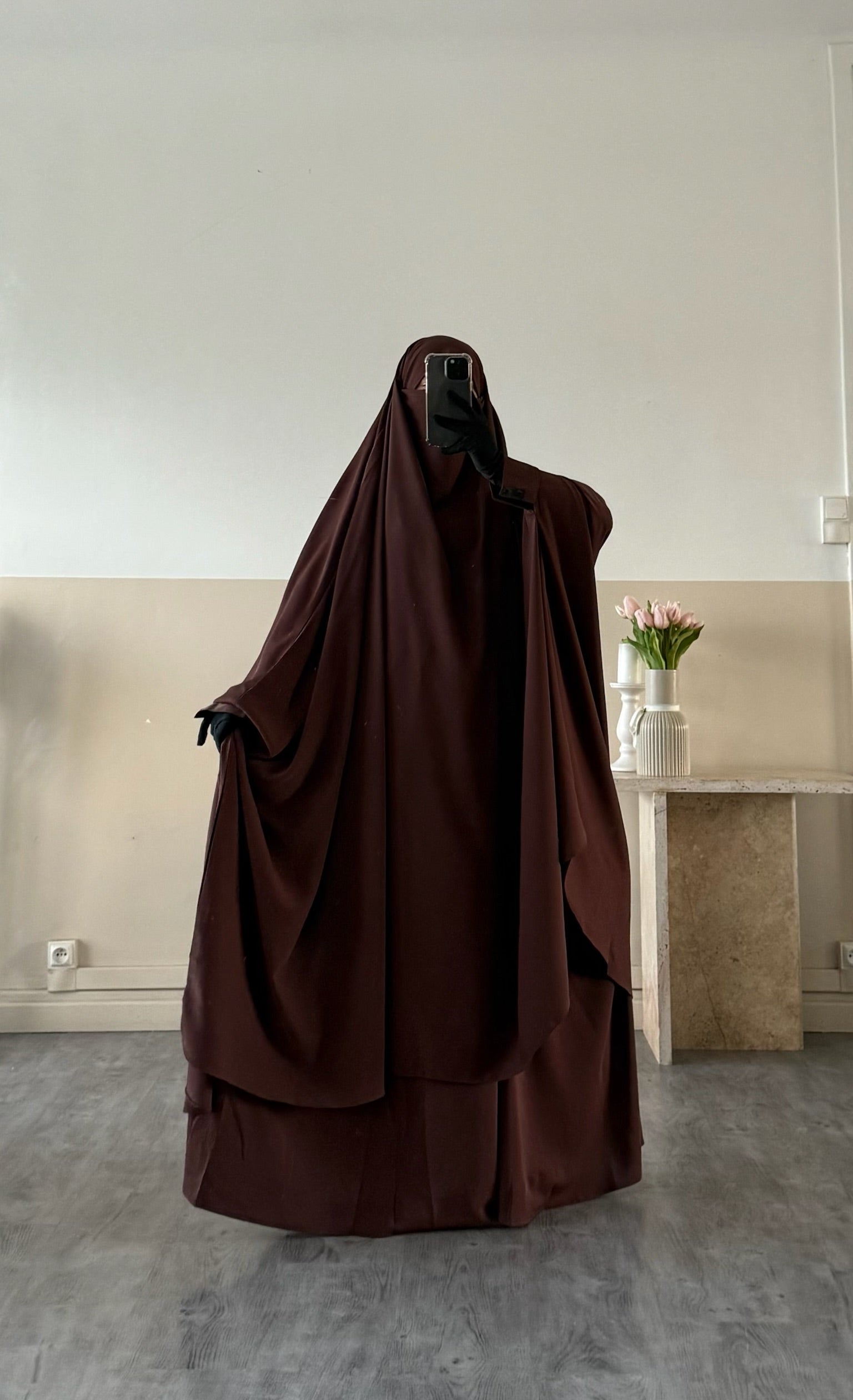 Jilbab 2 pièces Jupe Soie de Médine