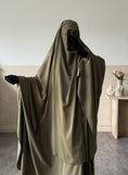 Charger l'image dans la visionneuse de la galerie, Khimar arrondi Maleeka Long (Soie de médine)
