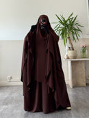 Rounded Khimar Maleeka (Medina Silk)