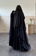 Charger l'image dans la visionneuse de la galerie, Set Maleeka kimono + sous abaya Soie de médine
