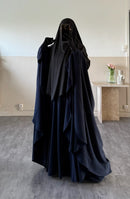 Set Maleeka kimono + sous abaya Soie de médine