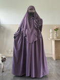 Charger l'image dans la visionneuse de la galerie, Abaya Balqis Soie de médine
