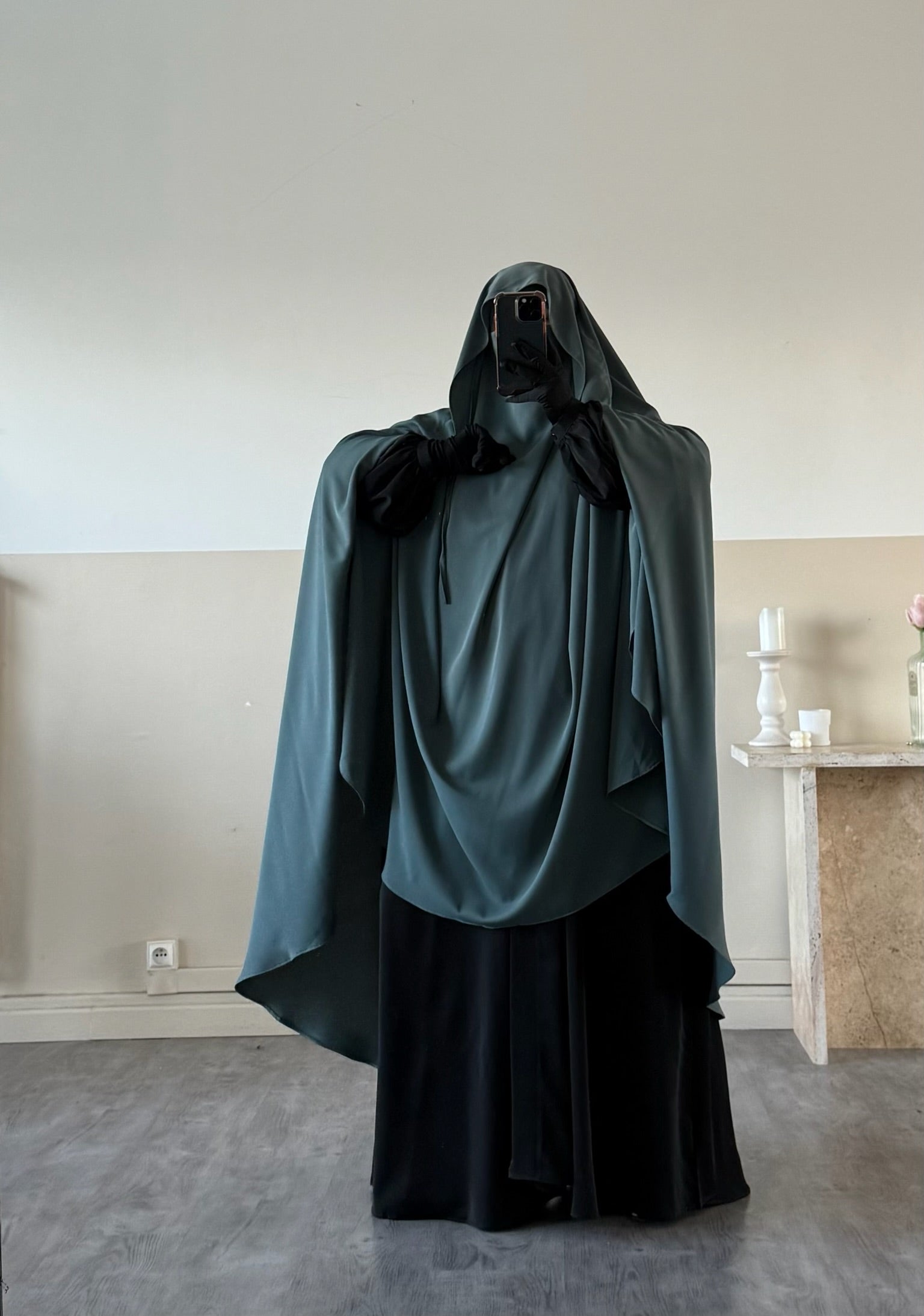 Maxi hijab à nouer SOIE DE MEDINE
