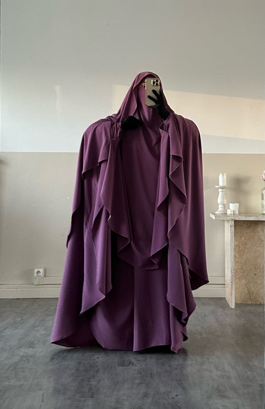Abaya Maleeka Soie de Medine déstockage
