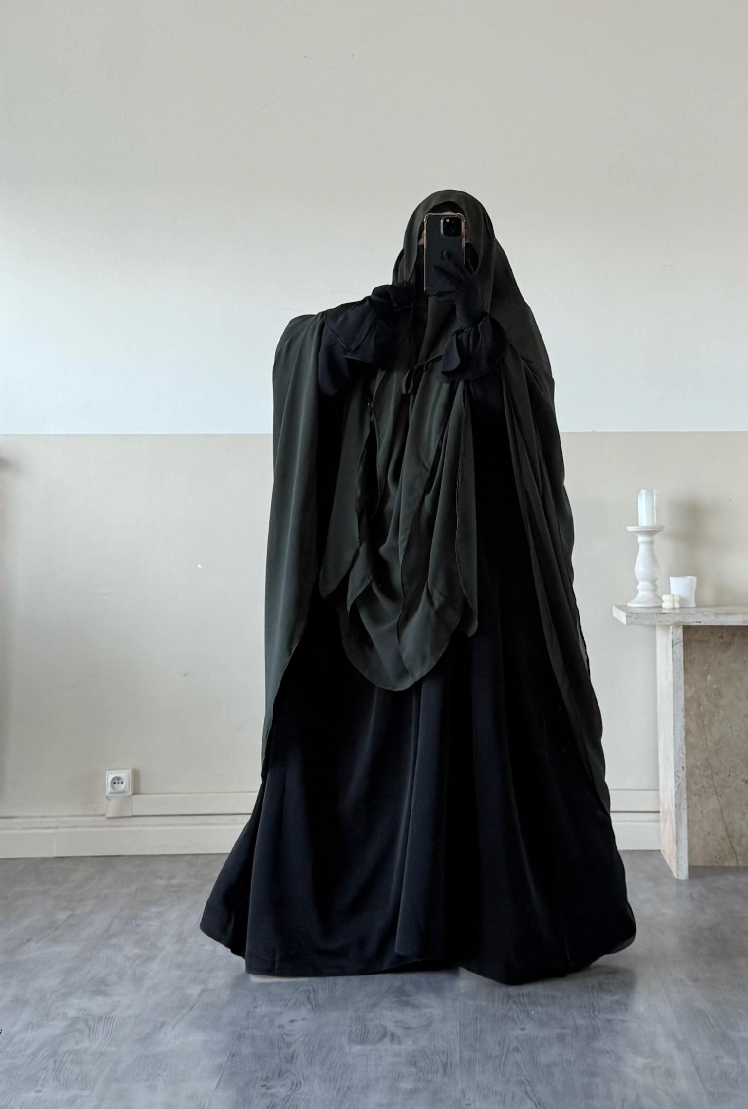 Khimar Joumana 2 voiles mousseline Déstockage