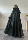 Charger l'image dans la visionneuse de la galerie, Abaya Balqis Soie de médine
