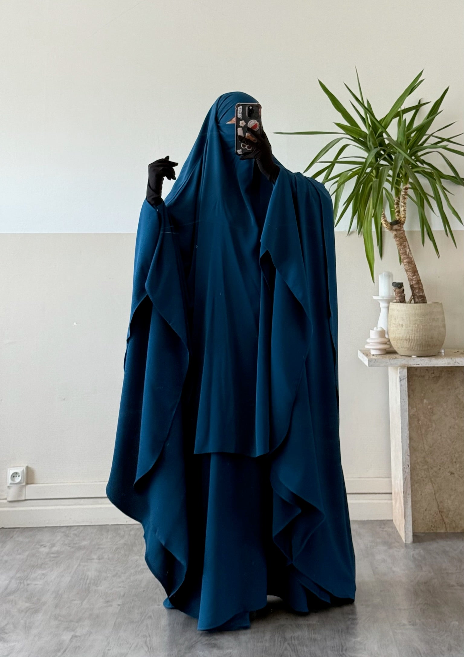 Rounded Khimar Maleeka (Medina Silk)