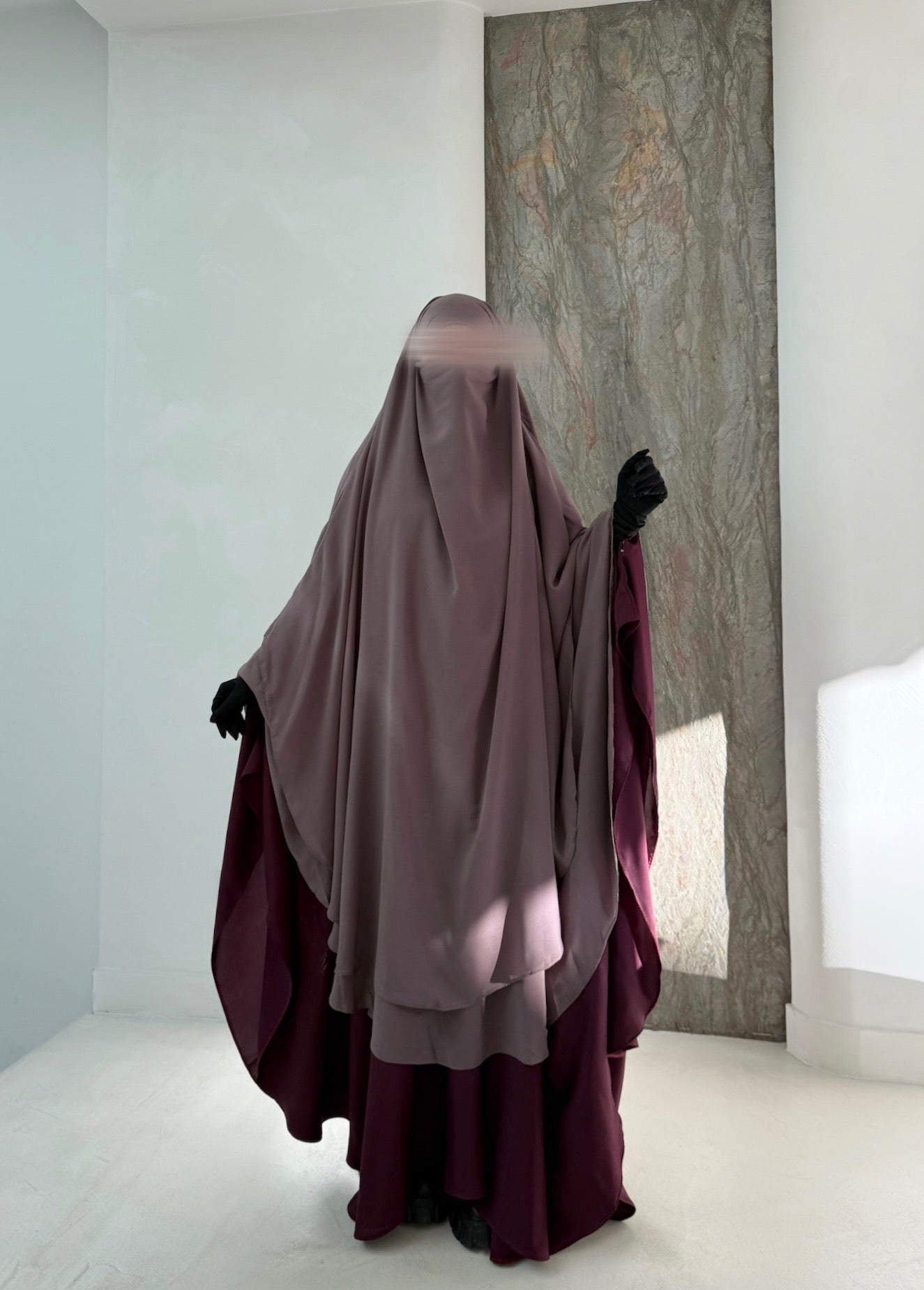 Khimar Tarha 2 voiles arrondi