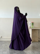 Rounded Khimar Maleeka (Medina Silk)