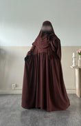 Charger l'image dans la visionneuse de la galerie, Abaya Balqis Soie de médine
