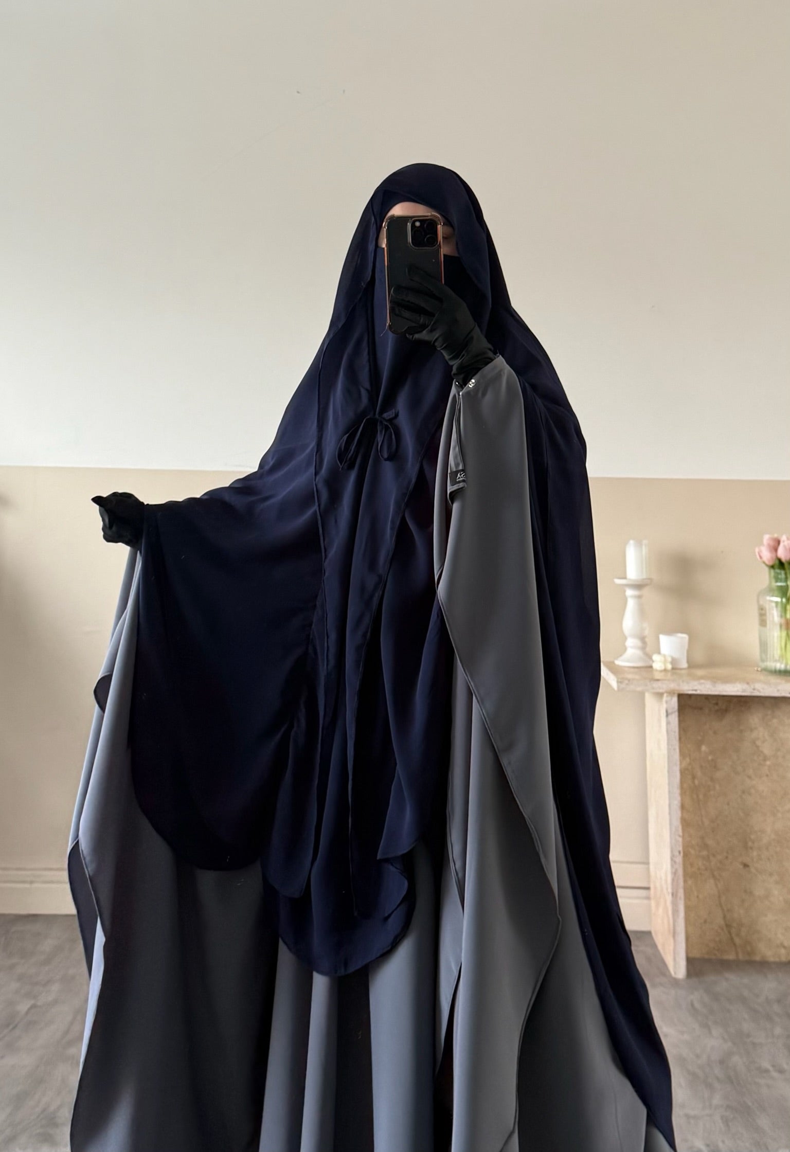 Khimar Joumana 2 voiles mousseline