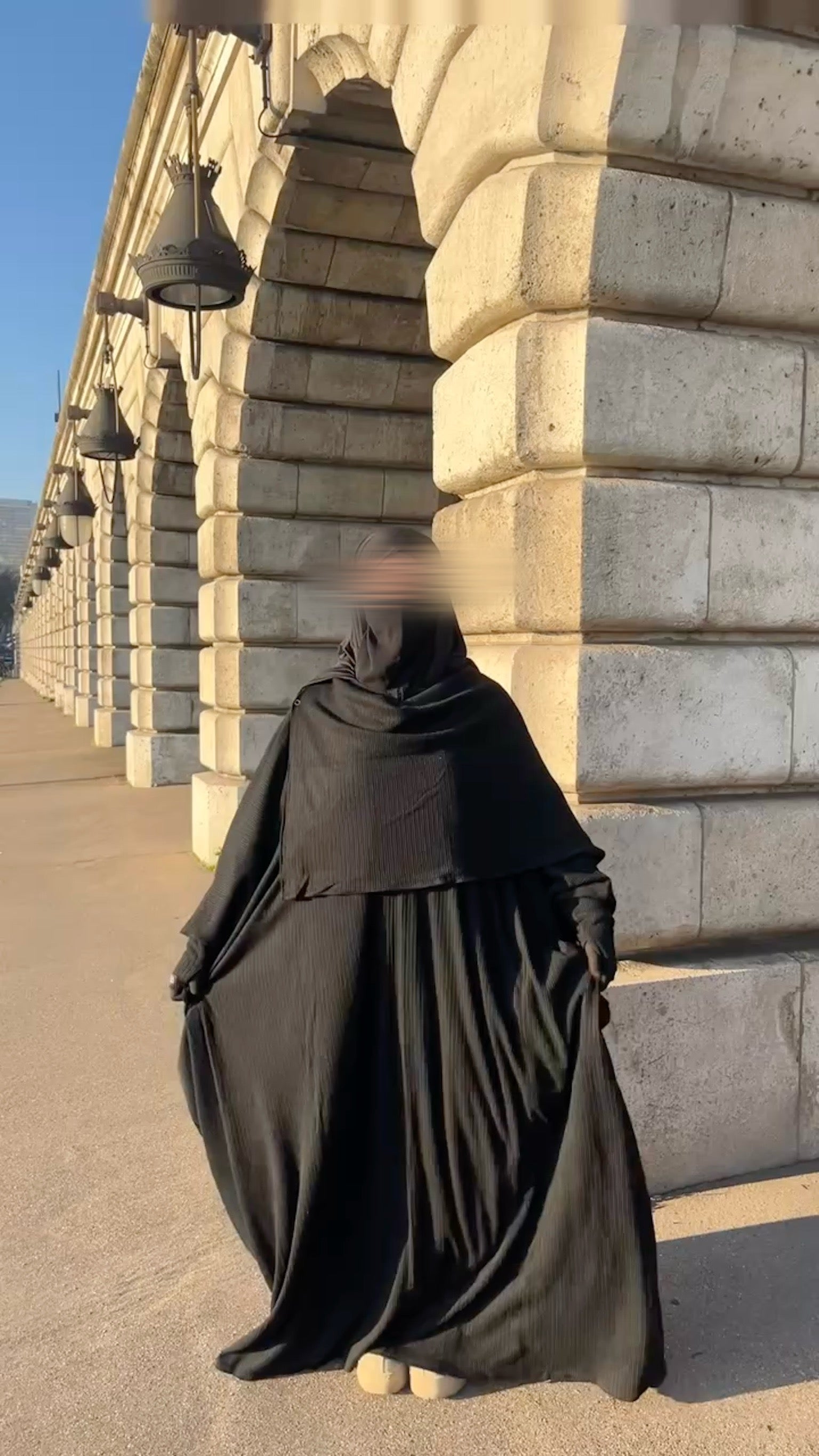 Abaya Saudia hiver