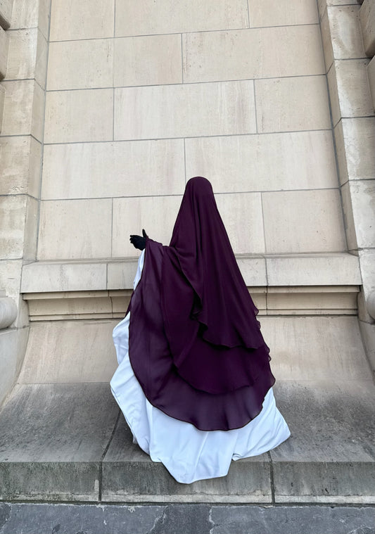 Khimar Tarha 3 abgerundete Segel