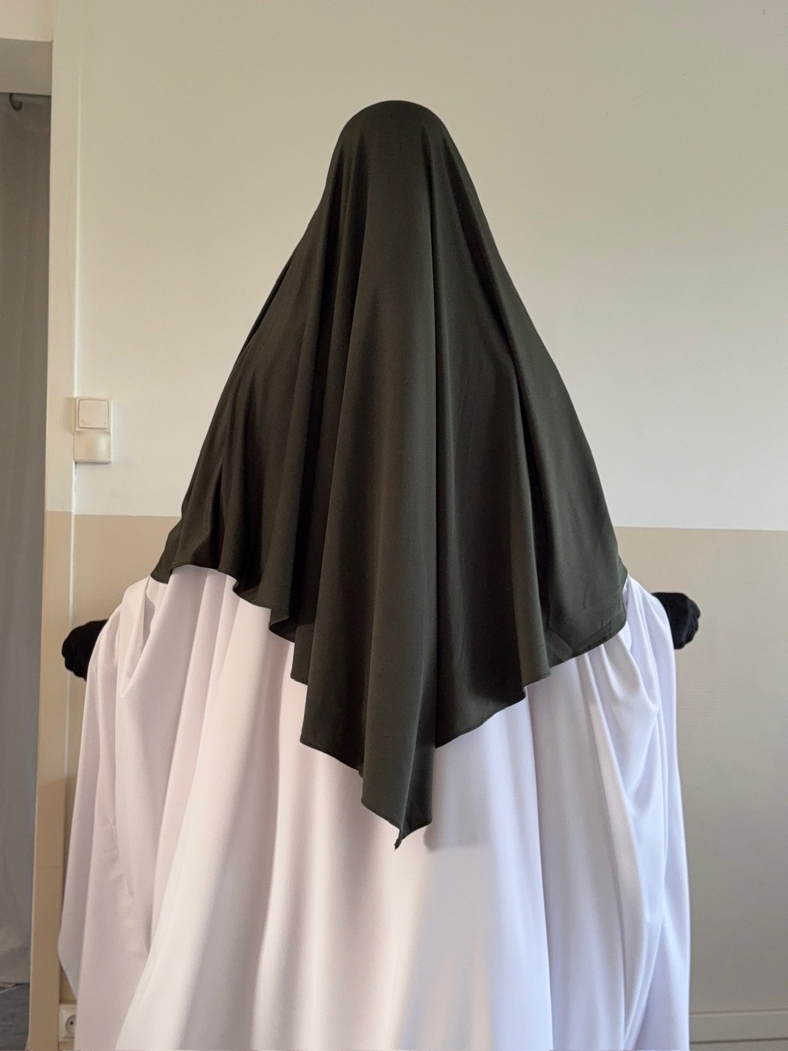 Khimar Sarah court pointu Jersey Premium