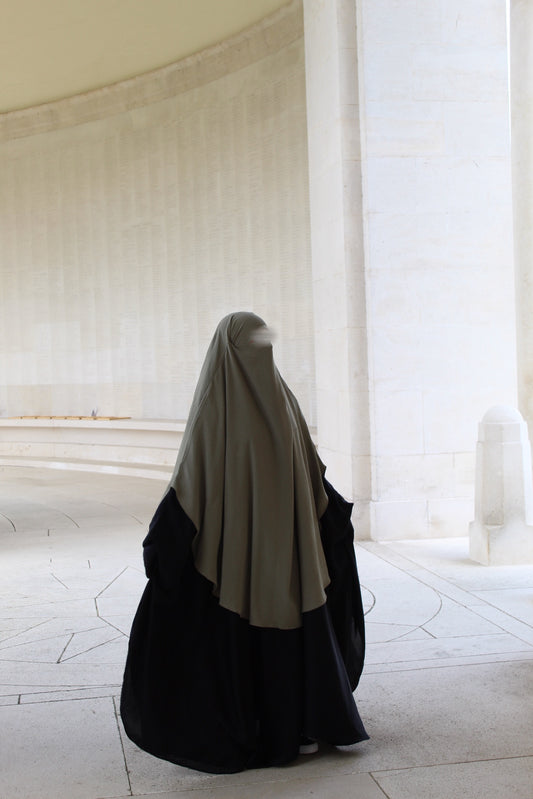 Abgerundeter Khimar Maleeka Jazz