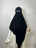 Charger l'image dans la visionneuse de la galerie, Niqab Pull down Lycra Noir
