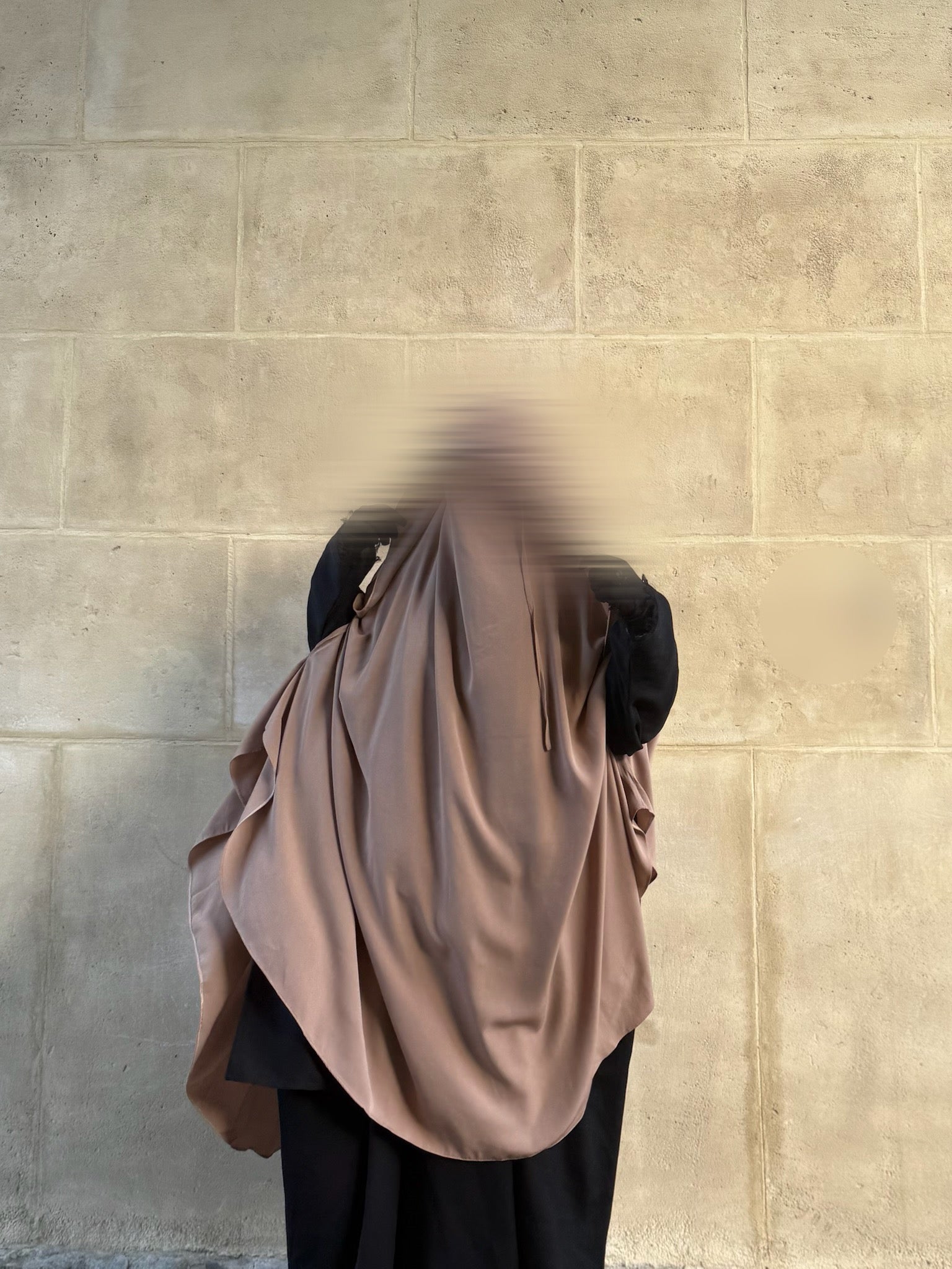 Khimar Jouwayriyyah Classic Whool peach