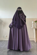 Charger l'image dans la visionneuse de la galerie, Khimar Sarah court (Soie de Médine)
