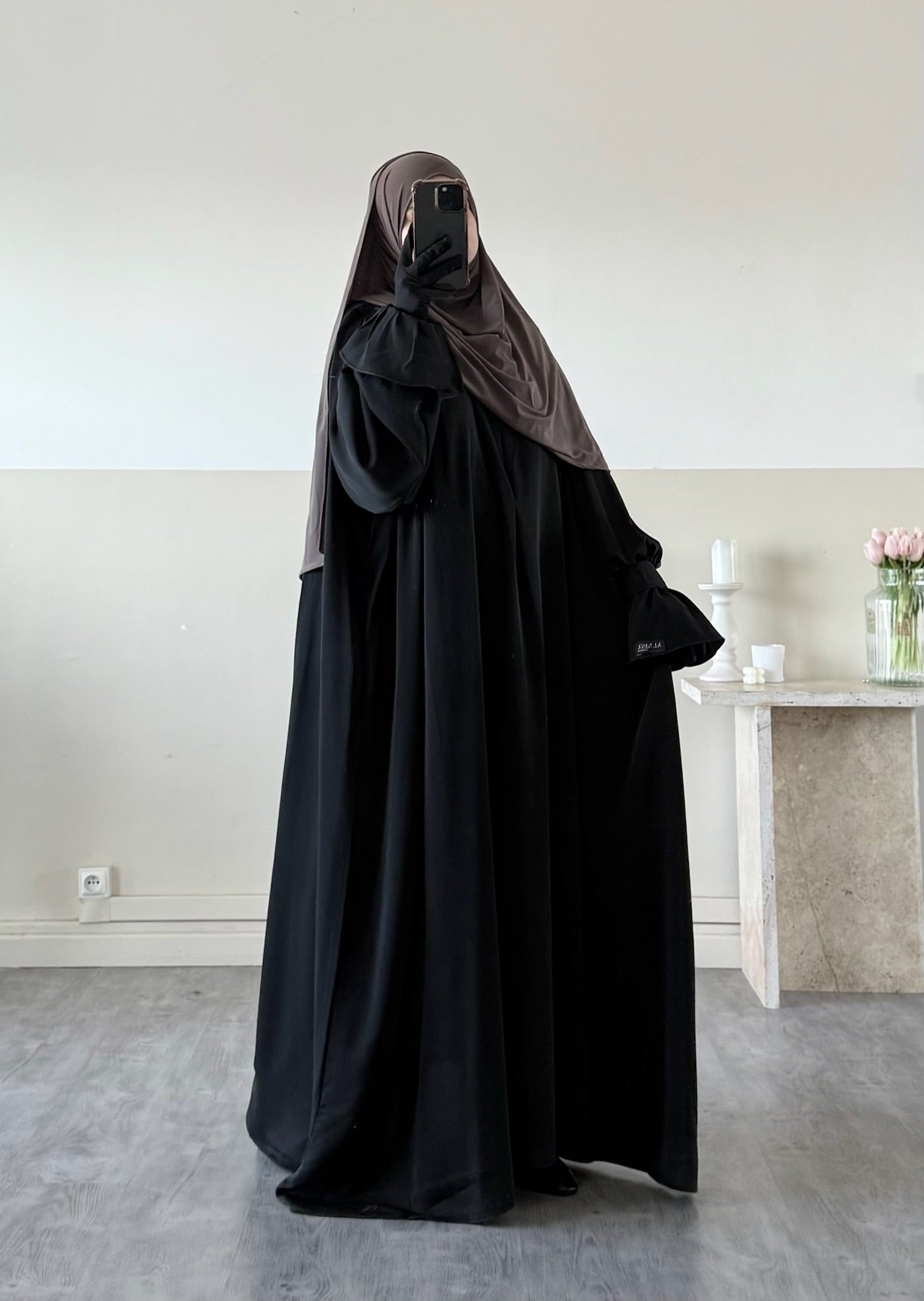 Abaya Yaqout Soie de Médine