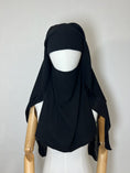 Charger l'image dans la visionneuse de la galerie, Niqab/sitar Zahra Pull down Noir
