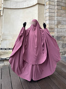 Abaya Maleeka Whool Peach