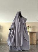 Jilbab 2 pièces Jupe Whool peach